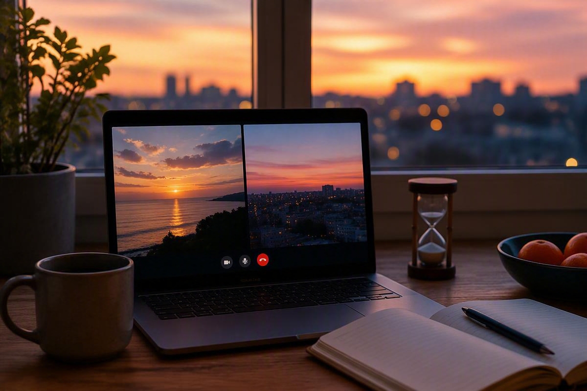 Editorial visual for 4. Synchronized Sunset